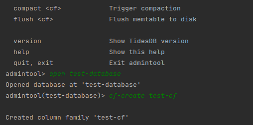 Admintool in Terminal